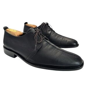 Cole Haan Beckette Men’s 11 M Dress Shoes Black Leather Split Toe Lace Up C06399